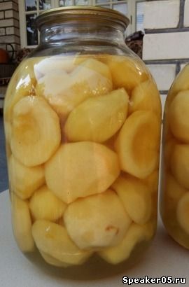 Гергебильские персики - консервированные