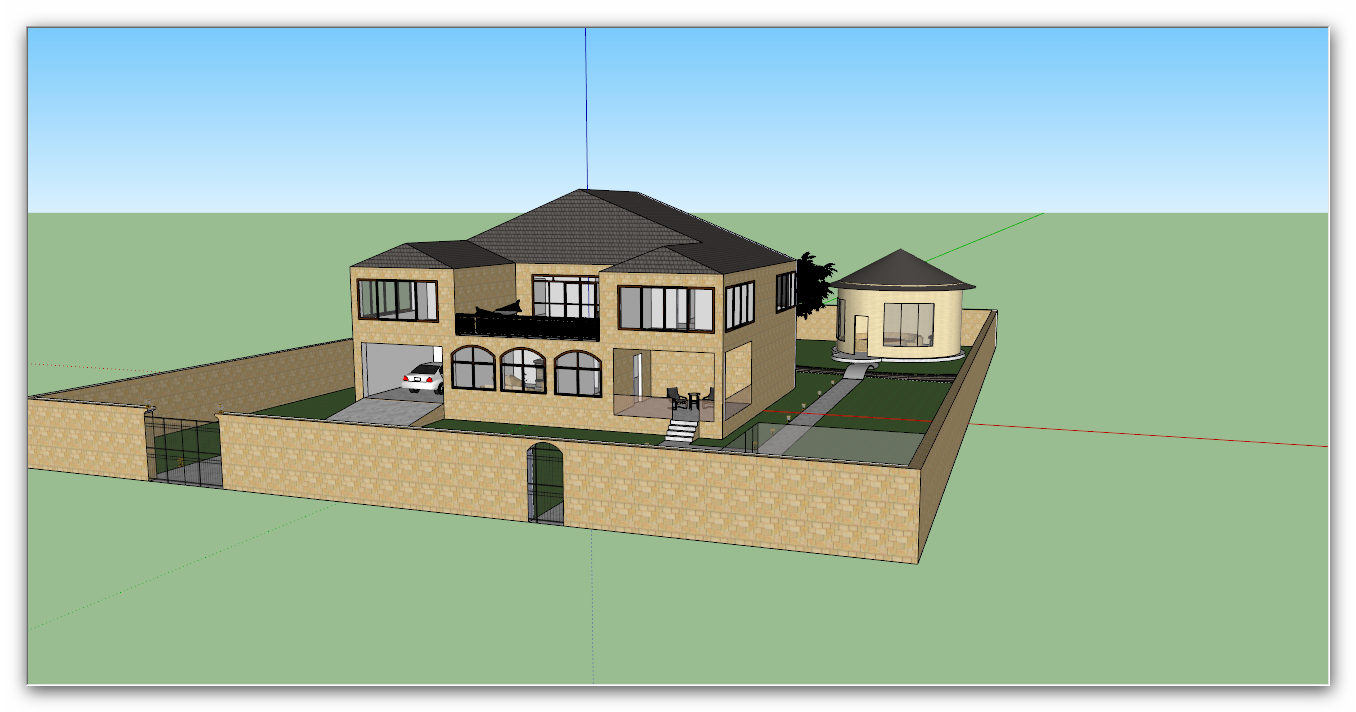 делаю на заказ проекты домов(3д модели+расчет материалов и чертеж)
