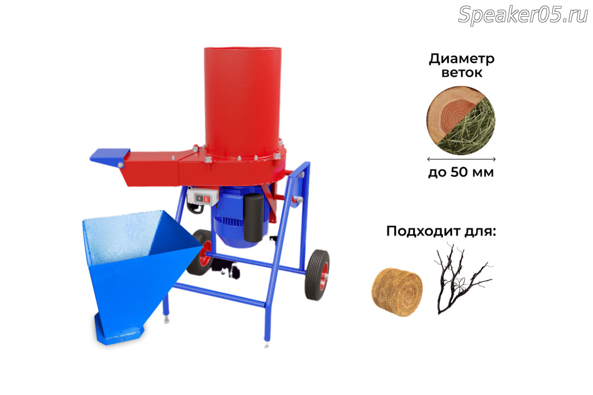 Садовый измельчитель DRAXTER 2в1 УТР-250 380V